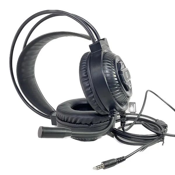 Headset Gamer Com Microfone Conexão P3 + USB Para Led - HP  - Foto 5