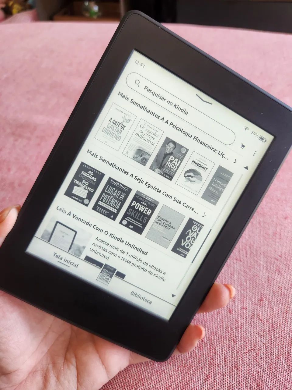 Kindle Paperwhite - com iluminação - Foto 3
