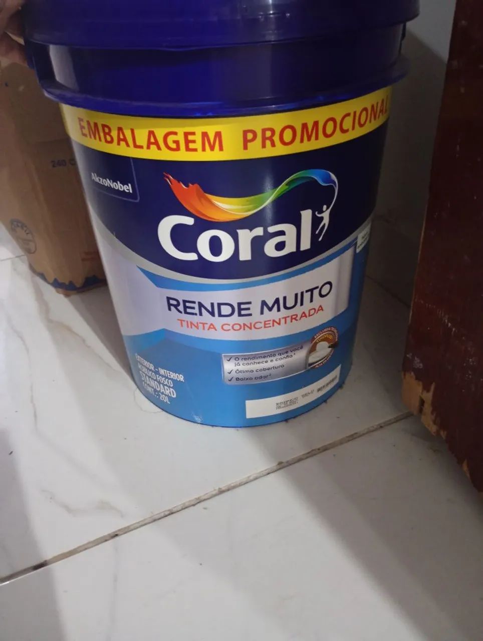 Tinta fosca lavavel