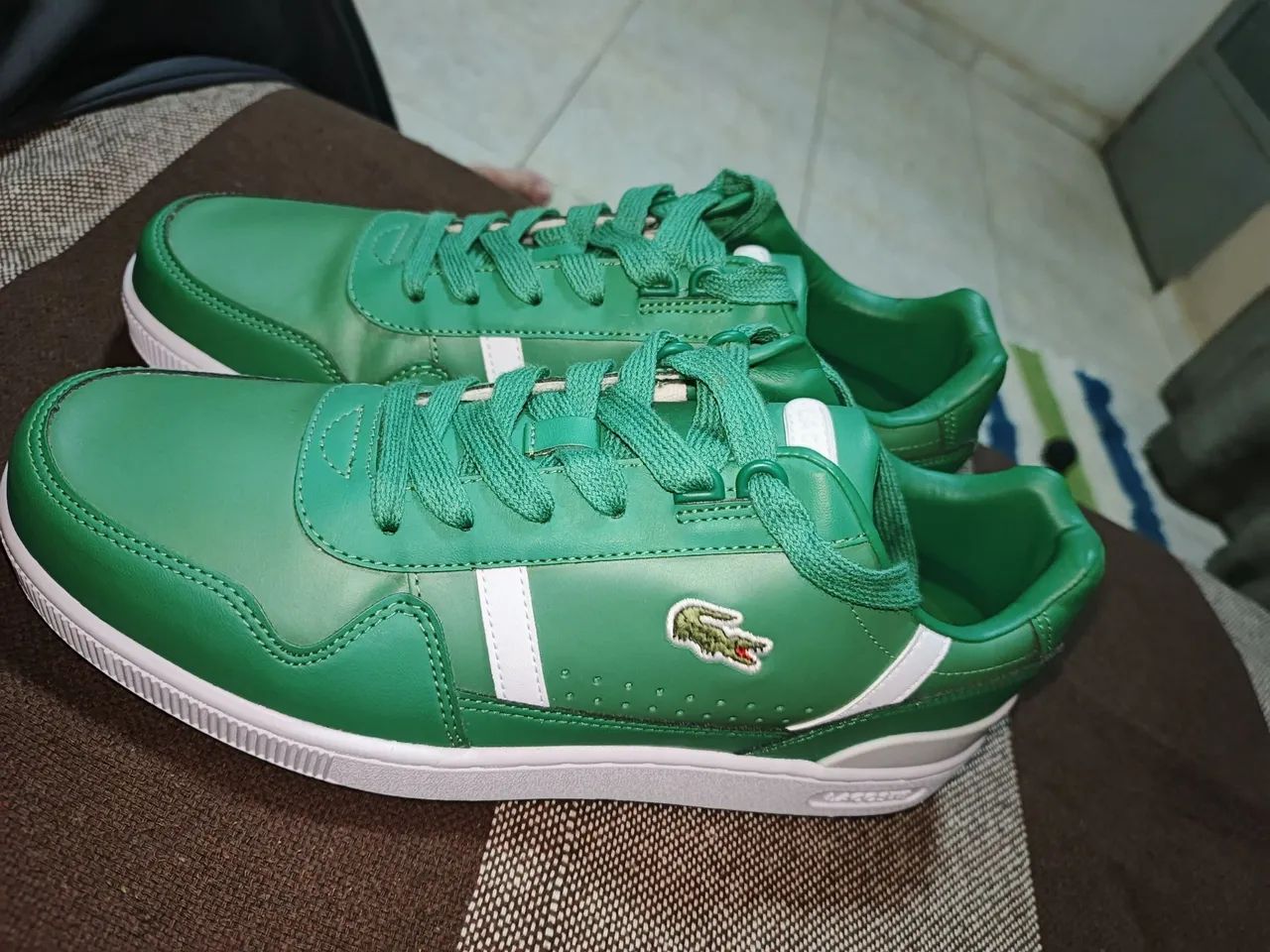 Tênis Lacoste verde Original  - Foto 5