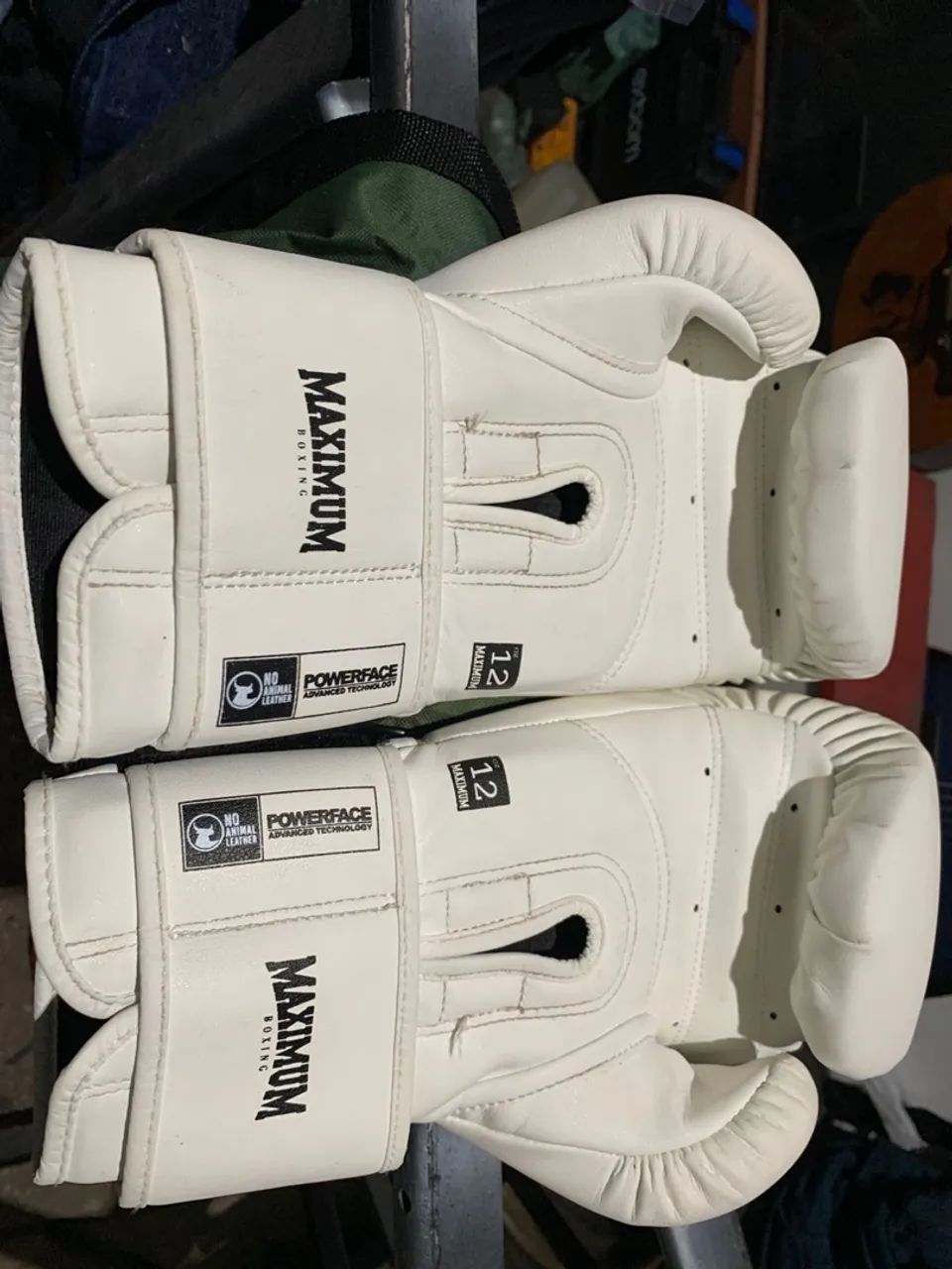 KIT LUVAS + CANELEIRA MAXIMUM - BRANCA - Foto 2