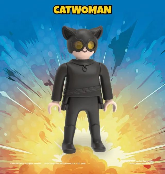 Mulher Gato DC Playmobil Kinder Ovo - Foto 2
