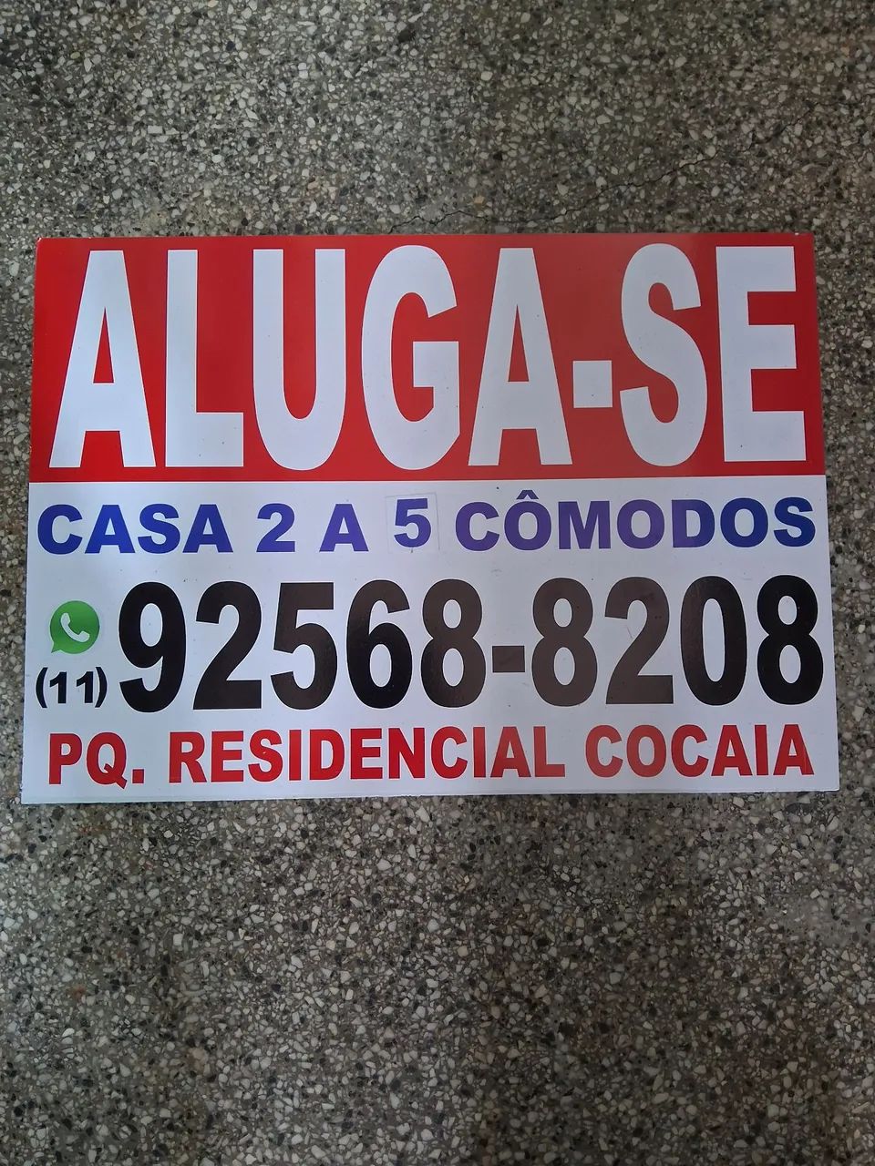 Aluga-se casa grande zn sul