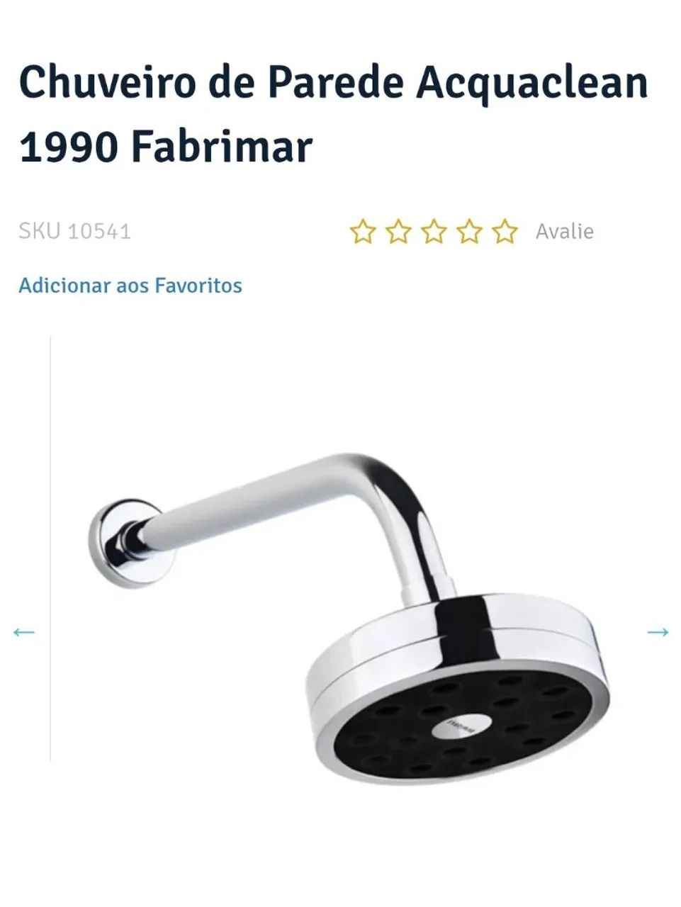 Aquacclean Fabrimar Shower