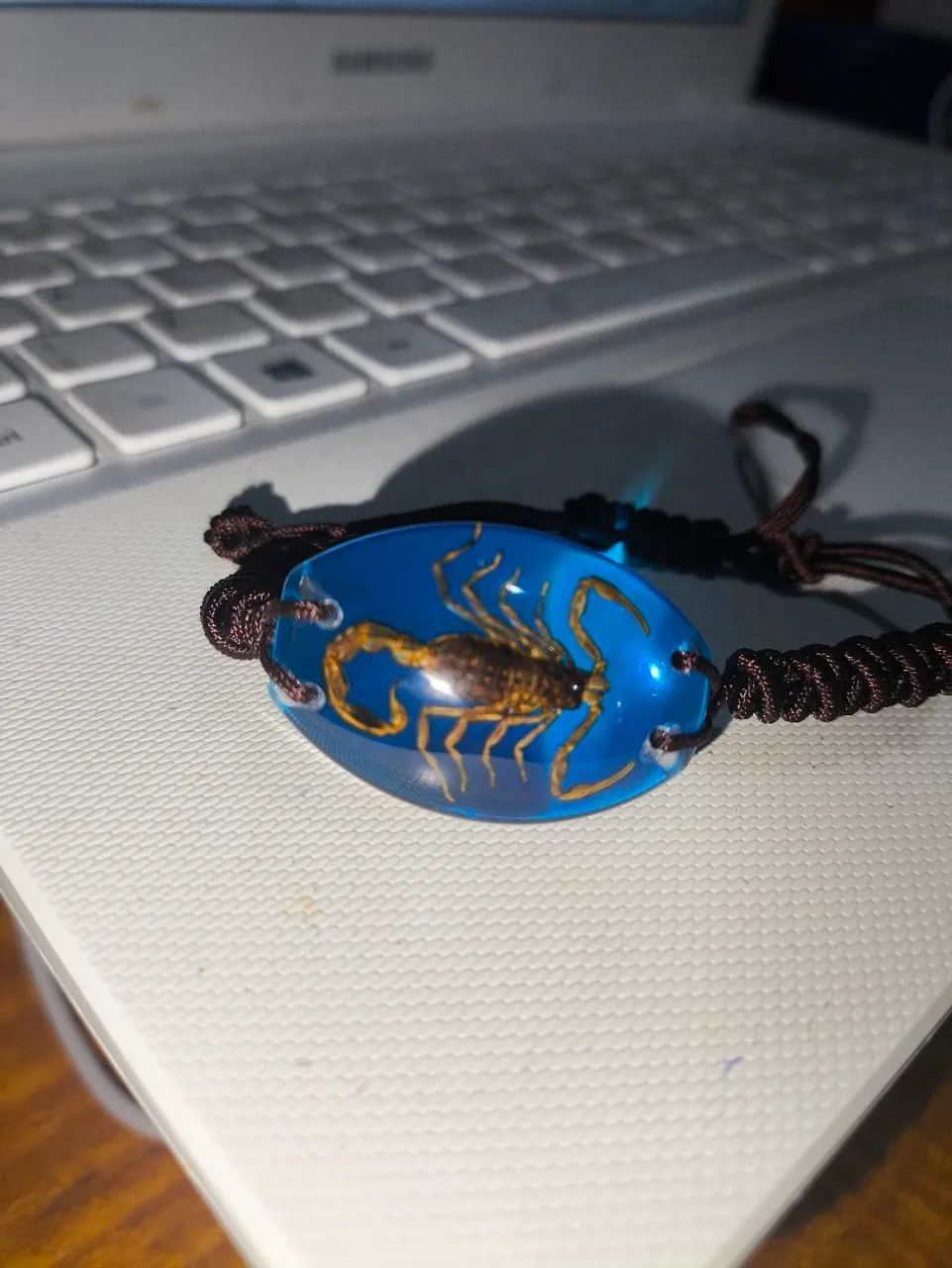 Pulseira escorpião azul - Foto 3