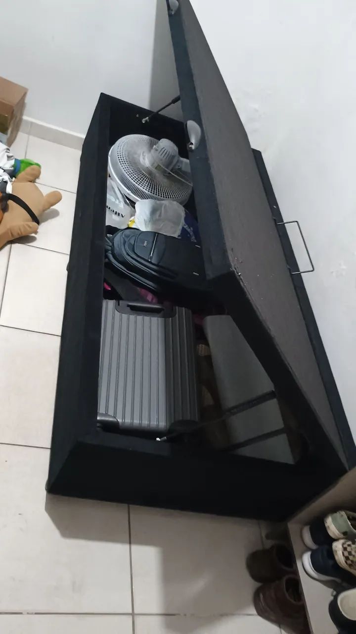Cama box de solteiro e colchão  - Foto 4