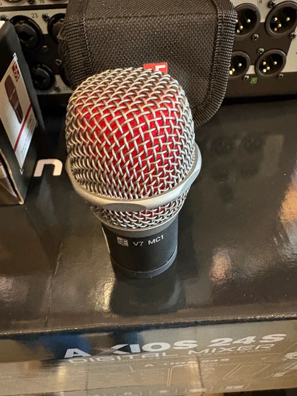 Cápsula Se Electronics V7 Para Microfone Sem Fio Shure Mc1 Cor Preto - Foto 5