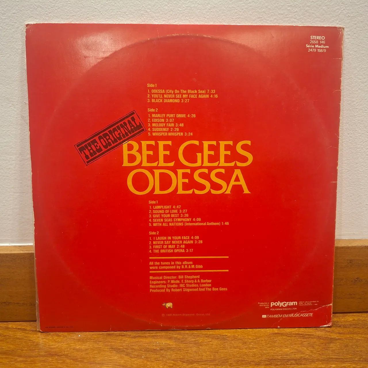 LP Odessa / Bee gees (1980) - Foto 3