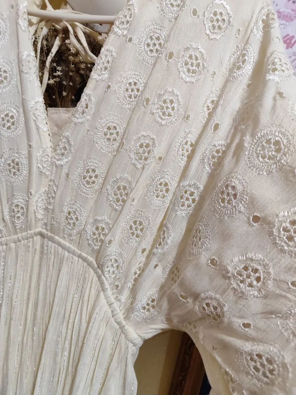 Vestido Off White novo - Foto 3