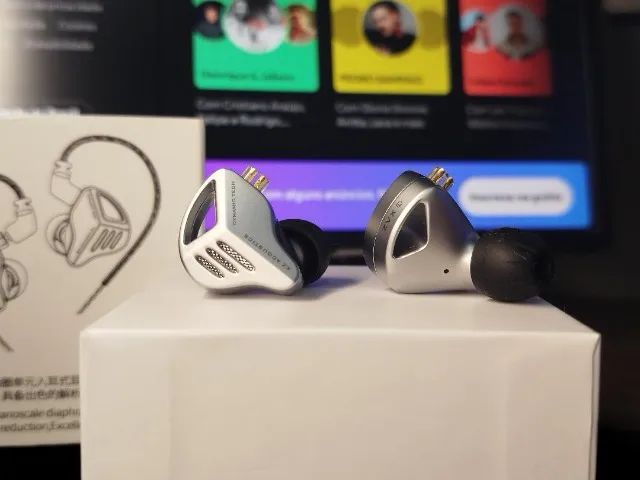 RBJ-kz　　3箱 NOVO) Fone de ouvido KZ ZVX - Fones de Ouvido - Guarani, Novo