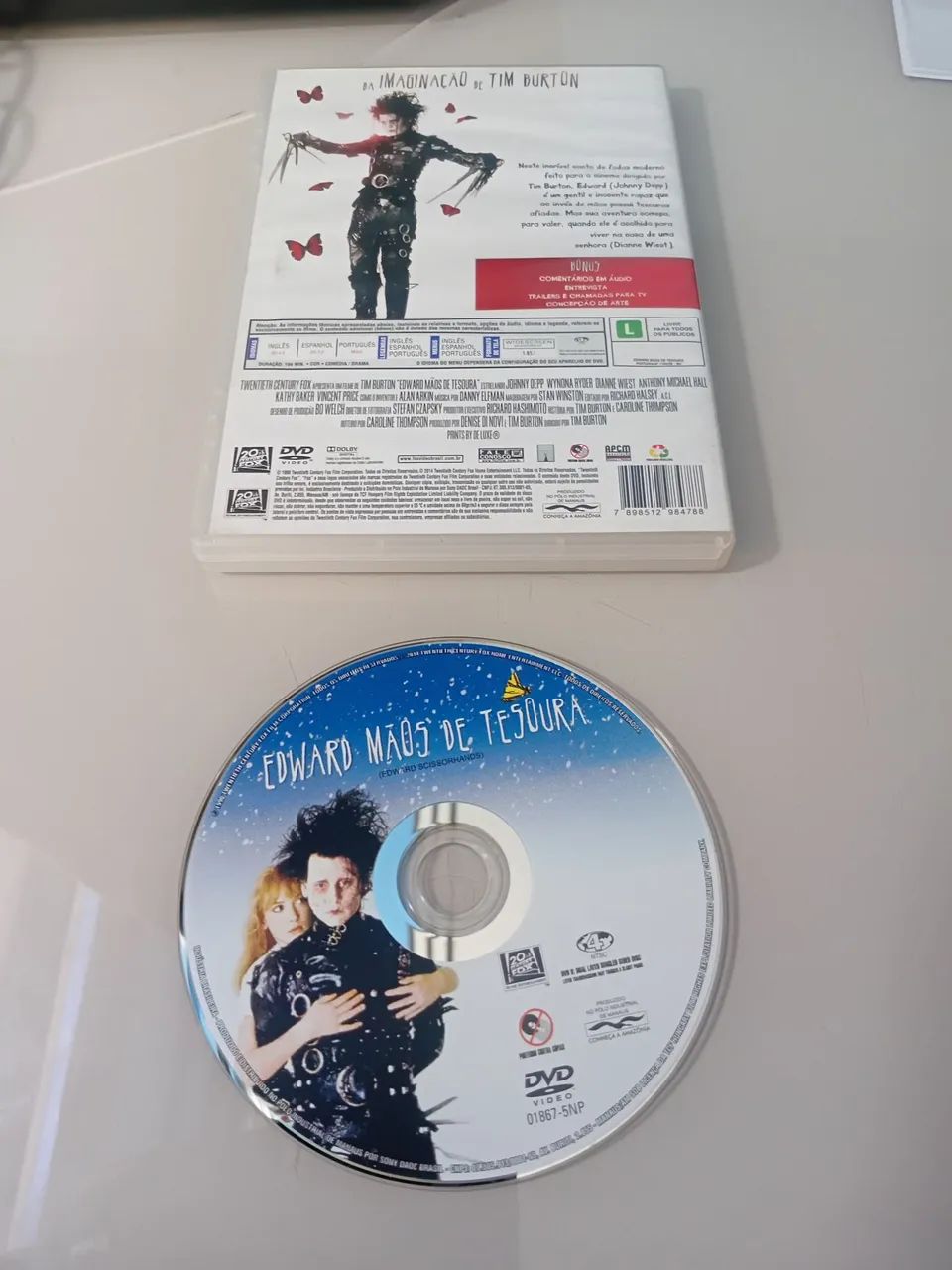 Dvd Edward  Mãos de tesoura  - Foto 4