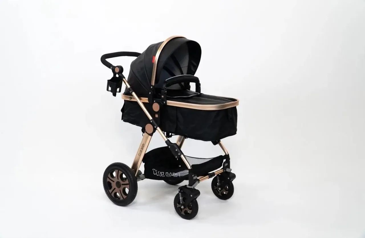 CARRINHO DE BEBÊ LUXO 3 EM 1 - Foto 4
