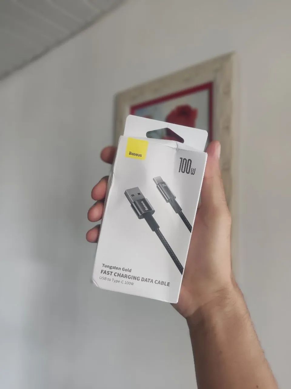 Cabo Baseus Usb-A Para Usb-c 100 W - 2 Metros - NEXT IMPORTADOS