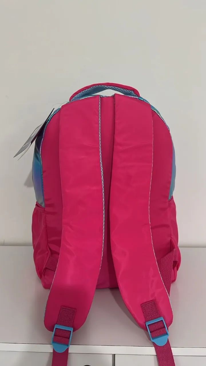 mochila azul neon nova - Foto 2