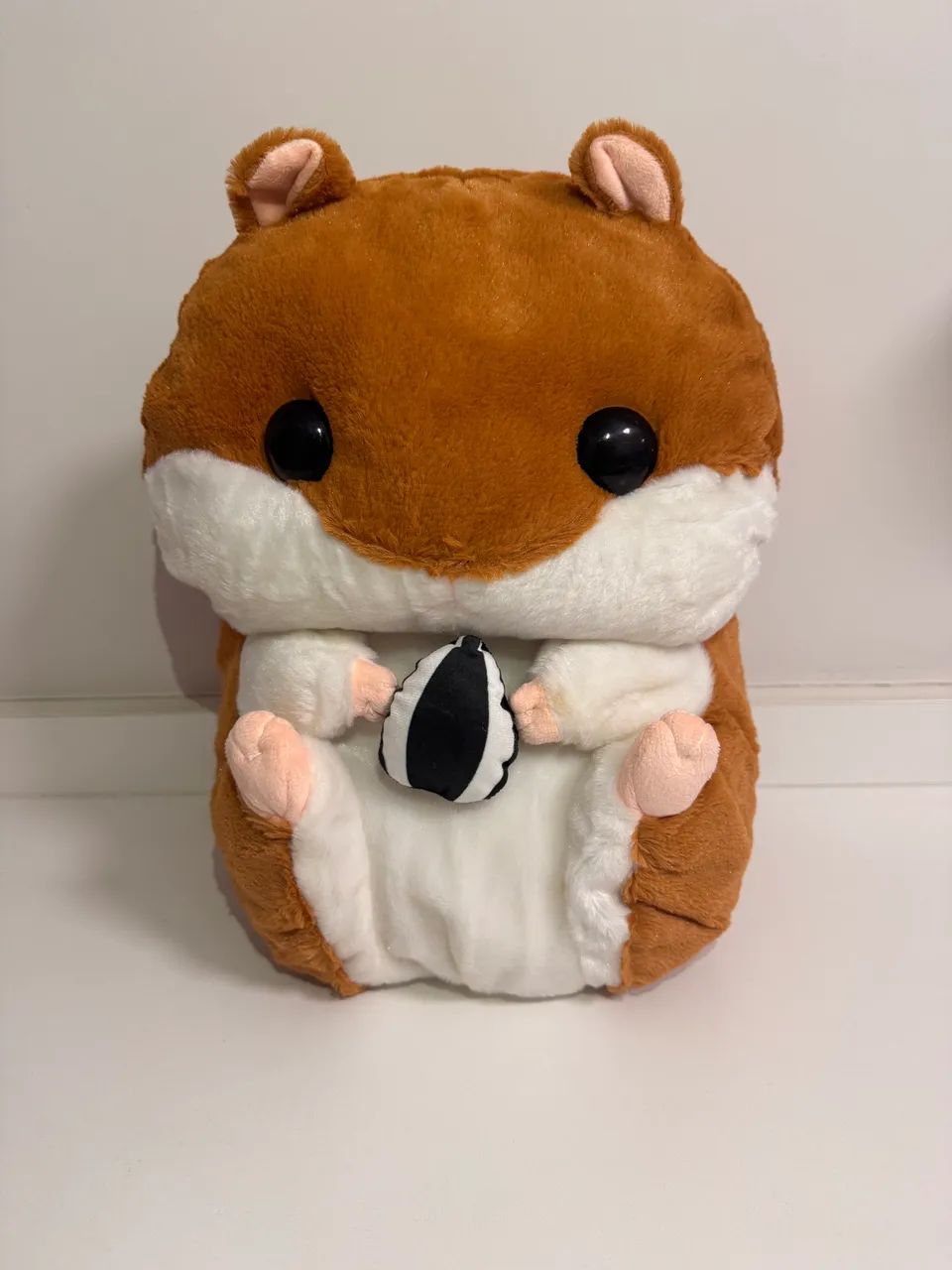 Mochila hamster pelúcia grande
