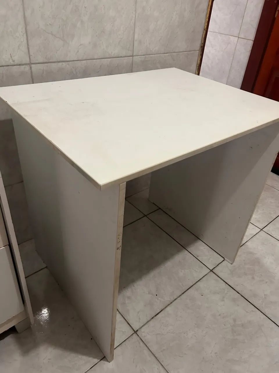 Mesa de Escritório Branca - Foto 5