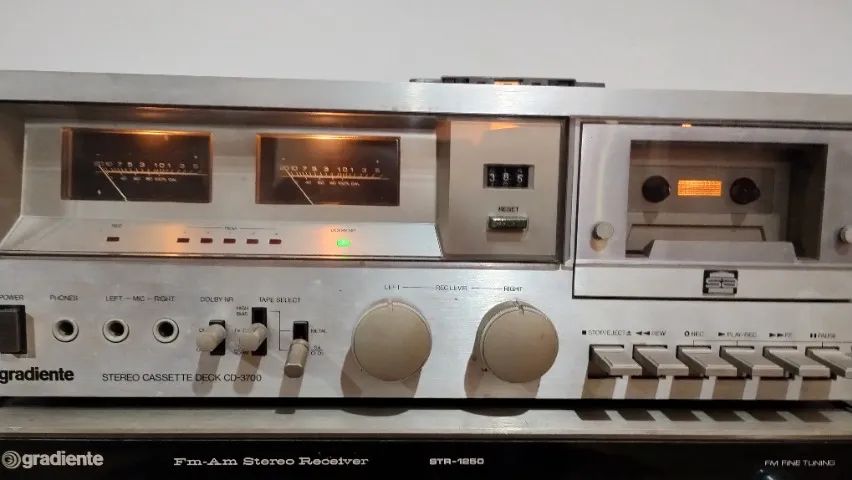 Gradiente Stereo K7 Deck CD-3700 Anos 80 - Foto 3