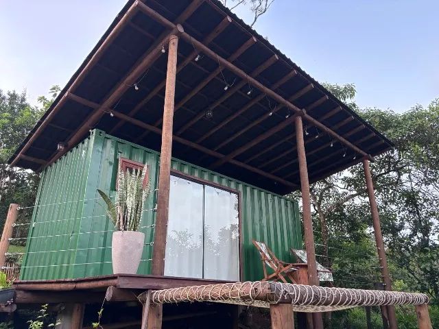 Casa container estilo chalé, loft, kitnet, mobiliado e pronta para morar ou alugar - Foto 4