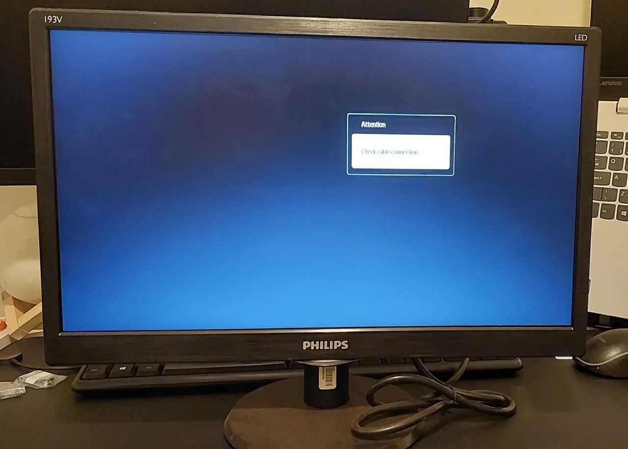 Monitor Philips LED 18,5? HDMI e VGA, Funcionando Perfeitamente - Foto 2