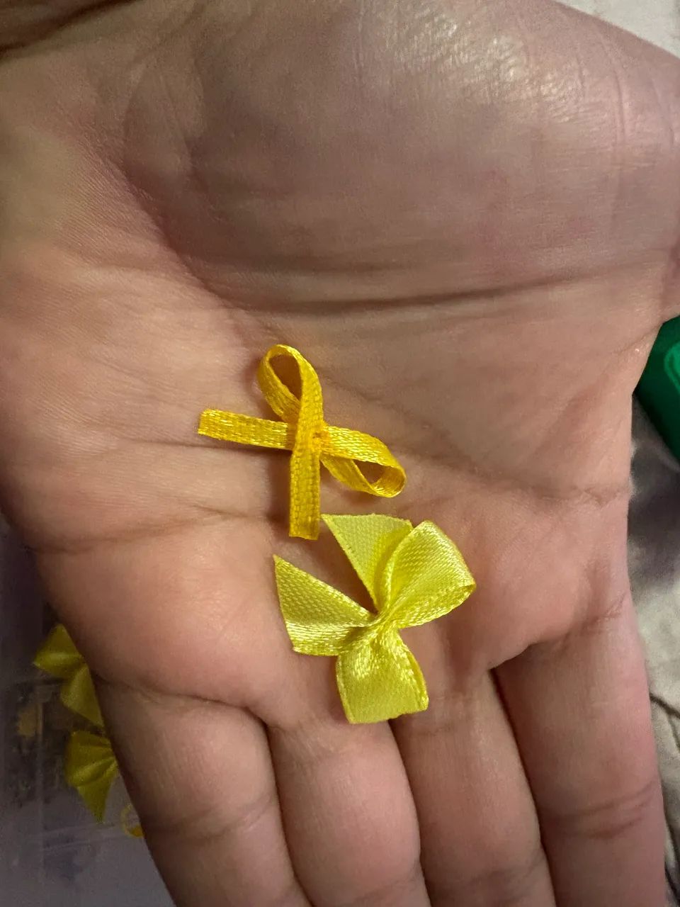 Laçinho de tecido para apliques  - Foto 2