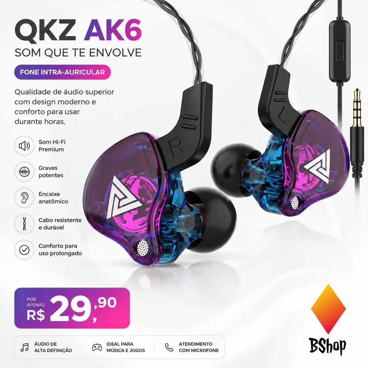 Fone QKZ AK6