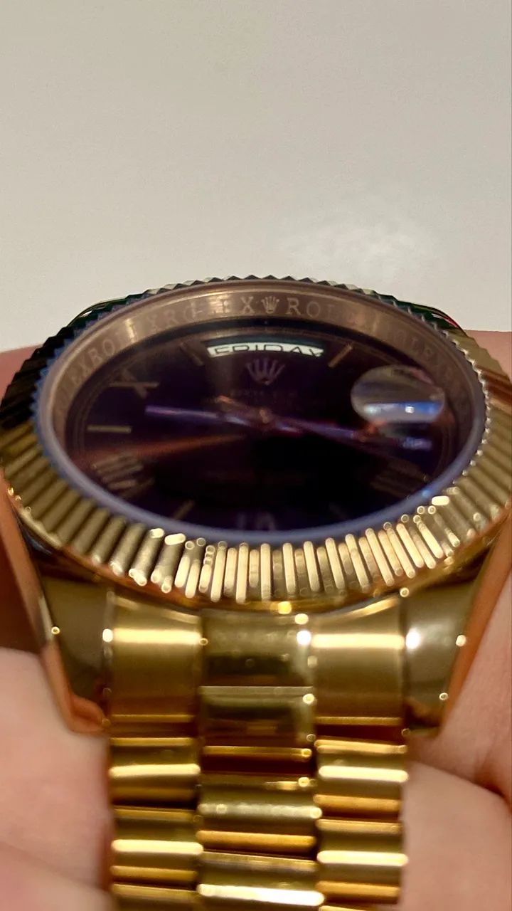 Rolex presidente Rosê automático Cln  - Foto 3