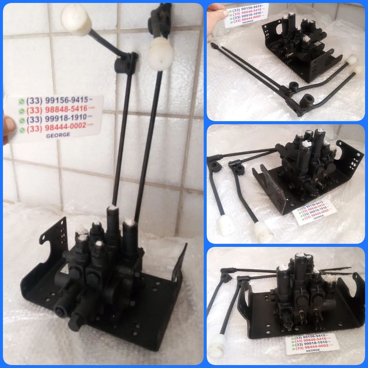 COMANDO HIDRÁULICO GUINCHO PLATAFORMA COMPACTOR DE LIXO POLIGUINDASTE  - Foto 4