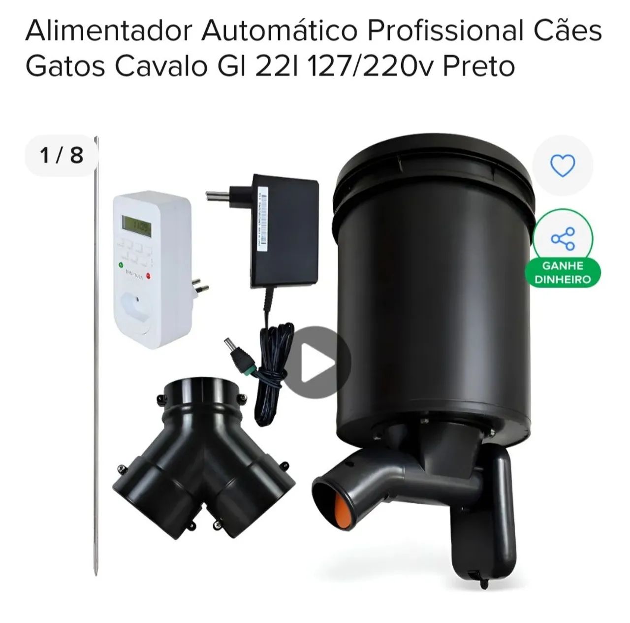 Comedor automático para animais