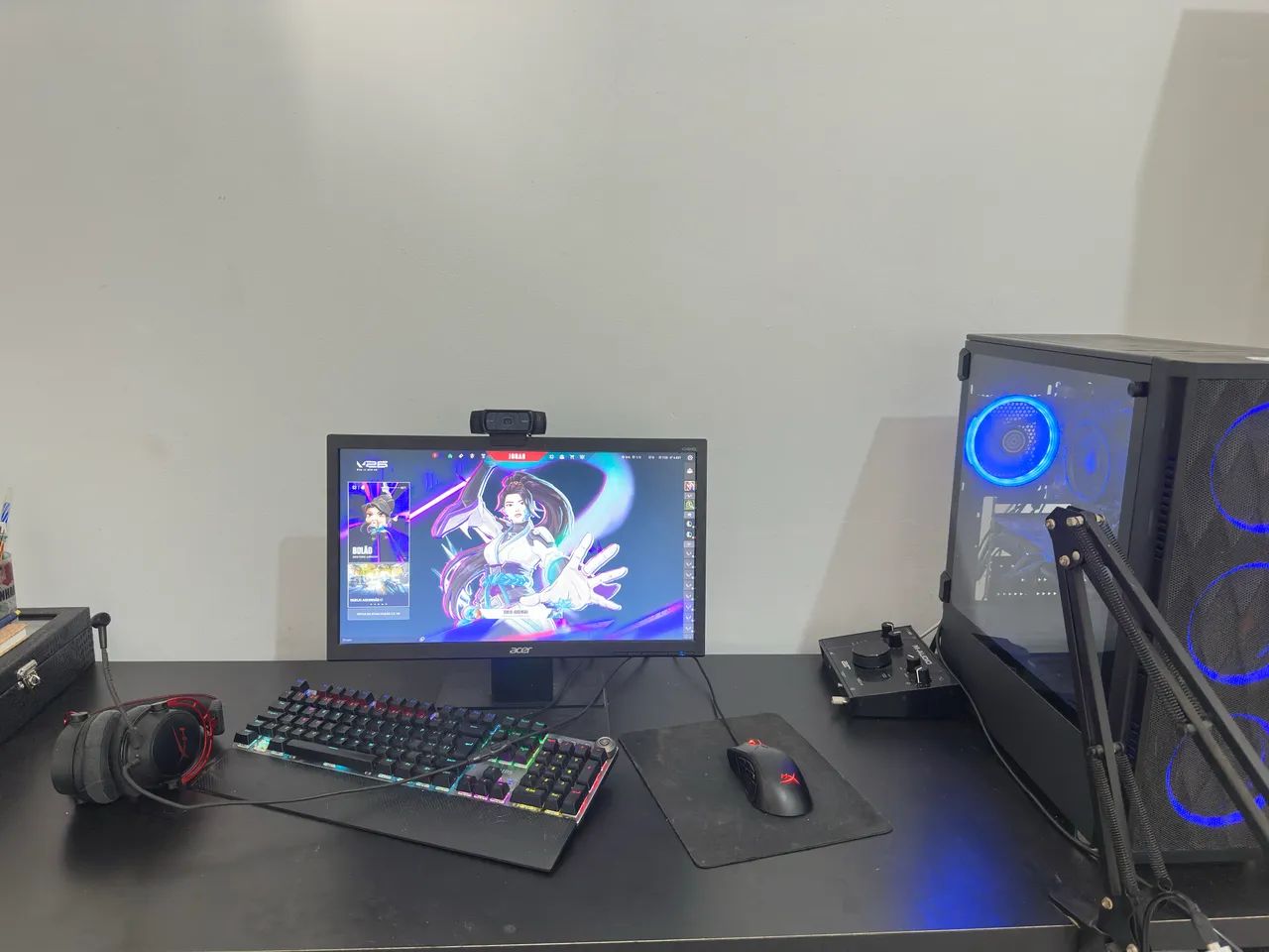 PC GAMER COMPLETO COM PERIFÉRICOS HYPERX E MONITOR ACER - Foto 4