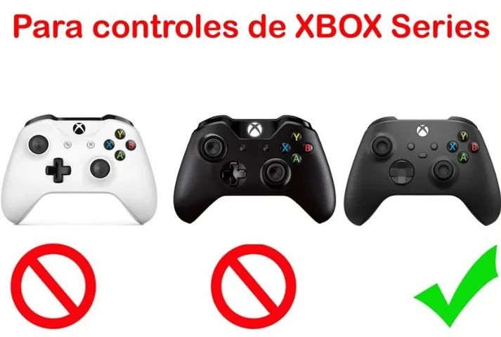 Suporte 1914 trava botões LB RB controle Xbox Series Encaixe Usb Sincronismo Middle Bar - Foto 4