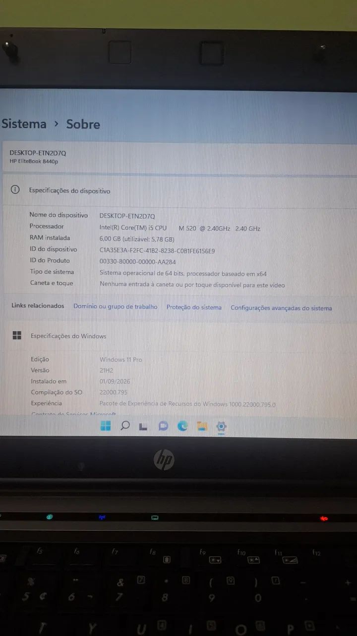 Notebook HP EliteBook 8440p Intel Core i5  - Foto 5