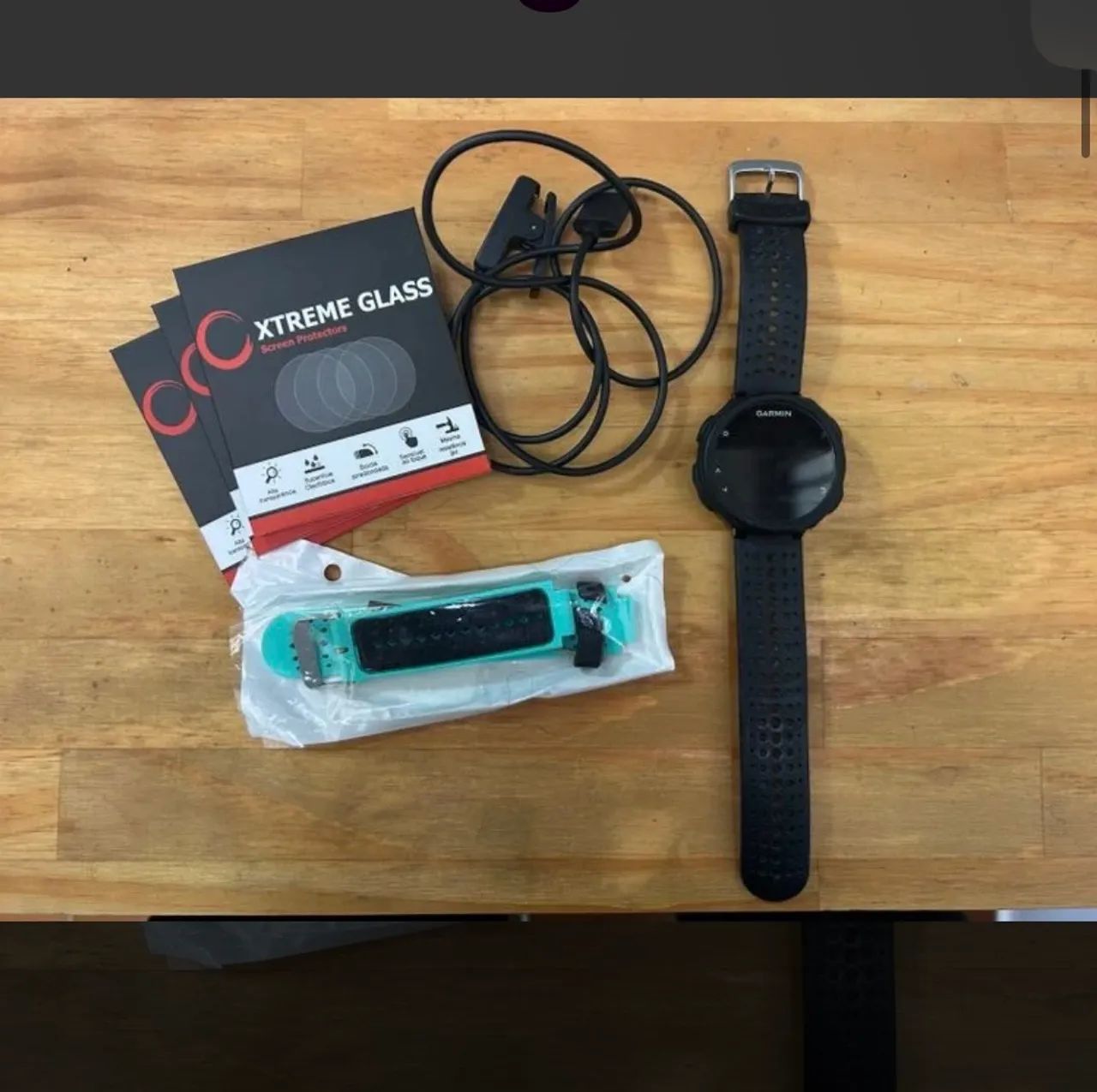 smartwatch garmin forerunner 235 preto - Foto 4