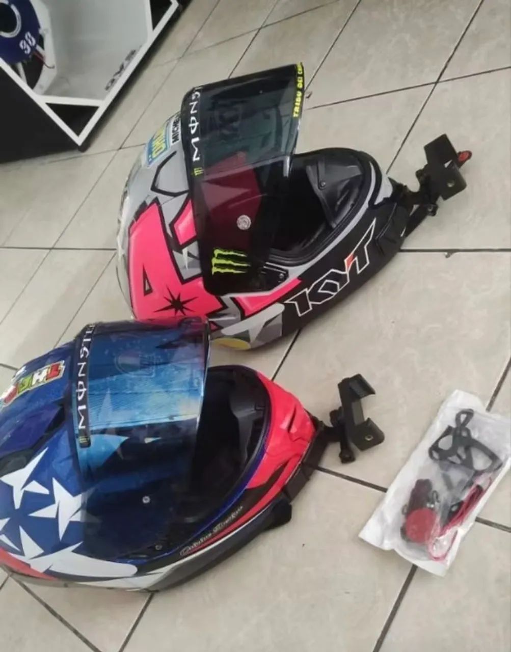 Suporte de Queixo para Capacete Moto - GoPro e Celular - Foto 3