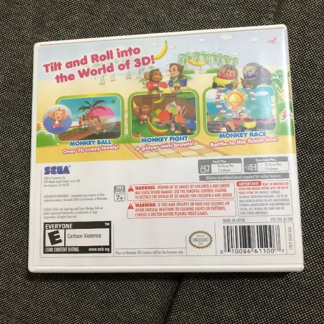 Super Monkey Ball 3D Nintendo 3DS Original Completo - Foto 2