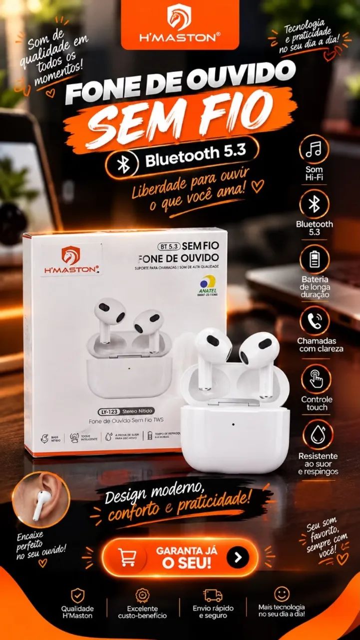 Fone Hmaston LY-123 Bluetooth