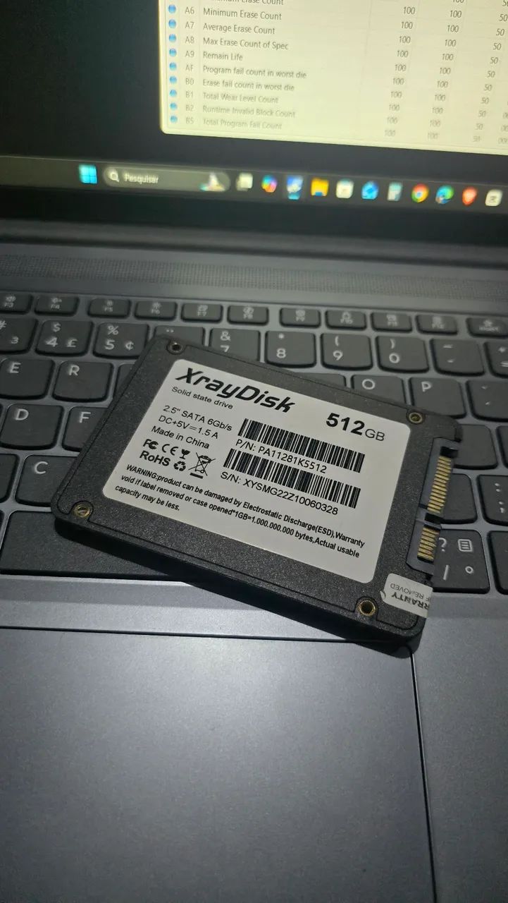 SSD 512GB - Saúde 100% / XrayDisk SATA 3 - Foto 4