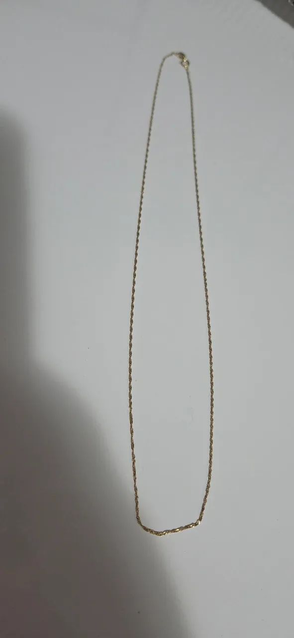Cordão Ouro 18K 45cm Feminina O.62g - Foto 3