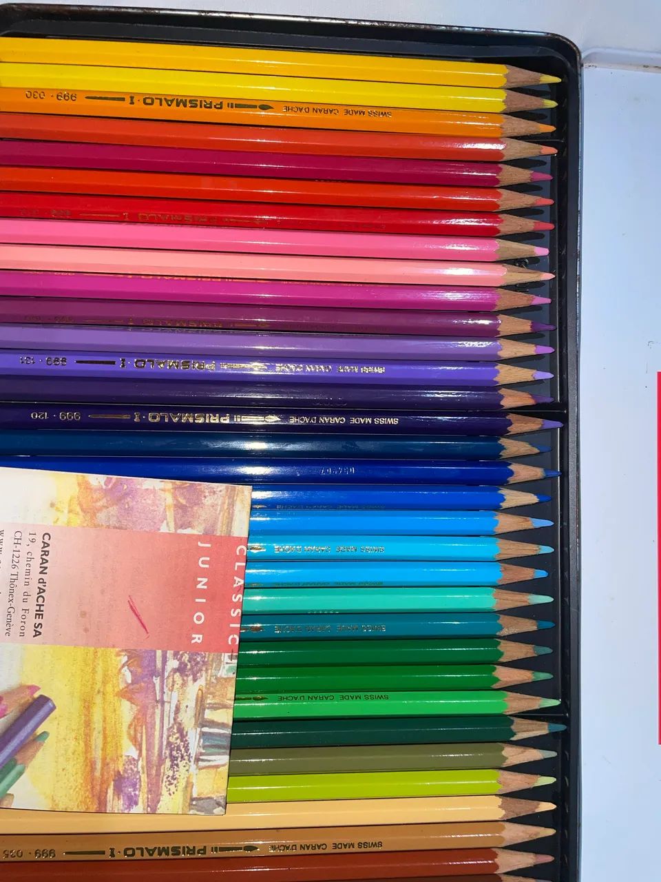 未開封 Caran d'Ache PRISMALO 水彩色鉛筆 40色セット⑩ Caran d?Ache Prismalo Aquarelle 40 Cores Original - Completo
