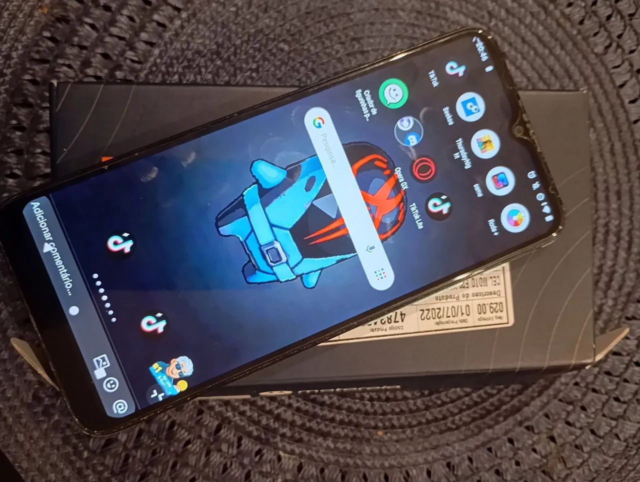 Motorola E 20 32 gb sem nenhum arranhão 