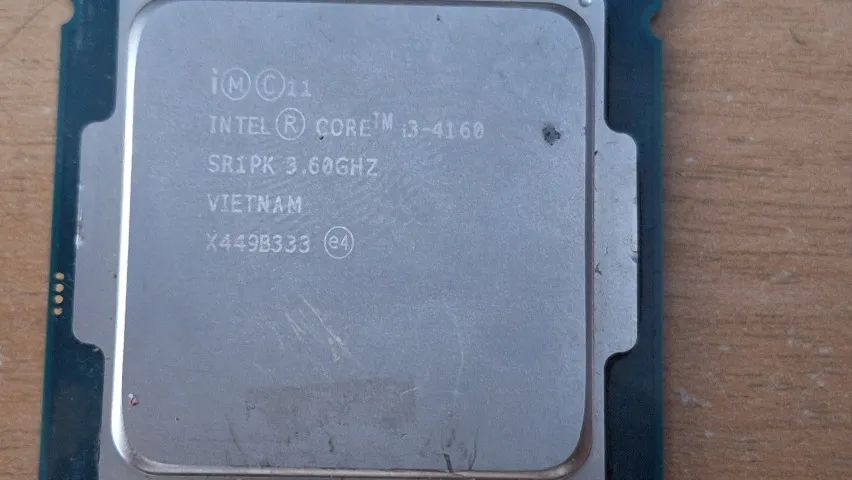 3 PROCESSADORES PC 4TH Core i3 4160 3.60GHZ, 6TH Core i3 6100 3,70GHZ, CORE2DUO QUAD