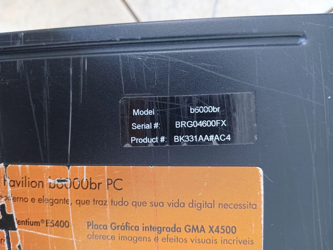 Gabinete HP Pavilion B6000br Usado - Foto 5