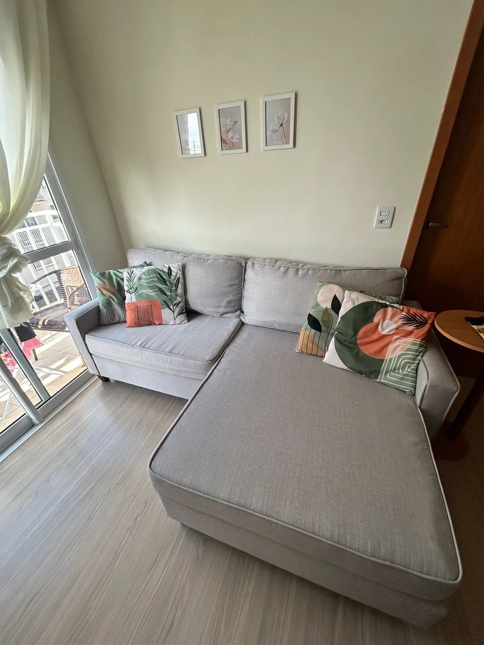 Sofá de Linho com Chaise - Foto 3