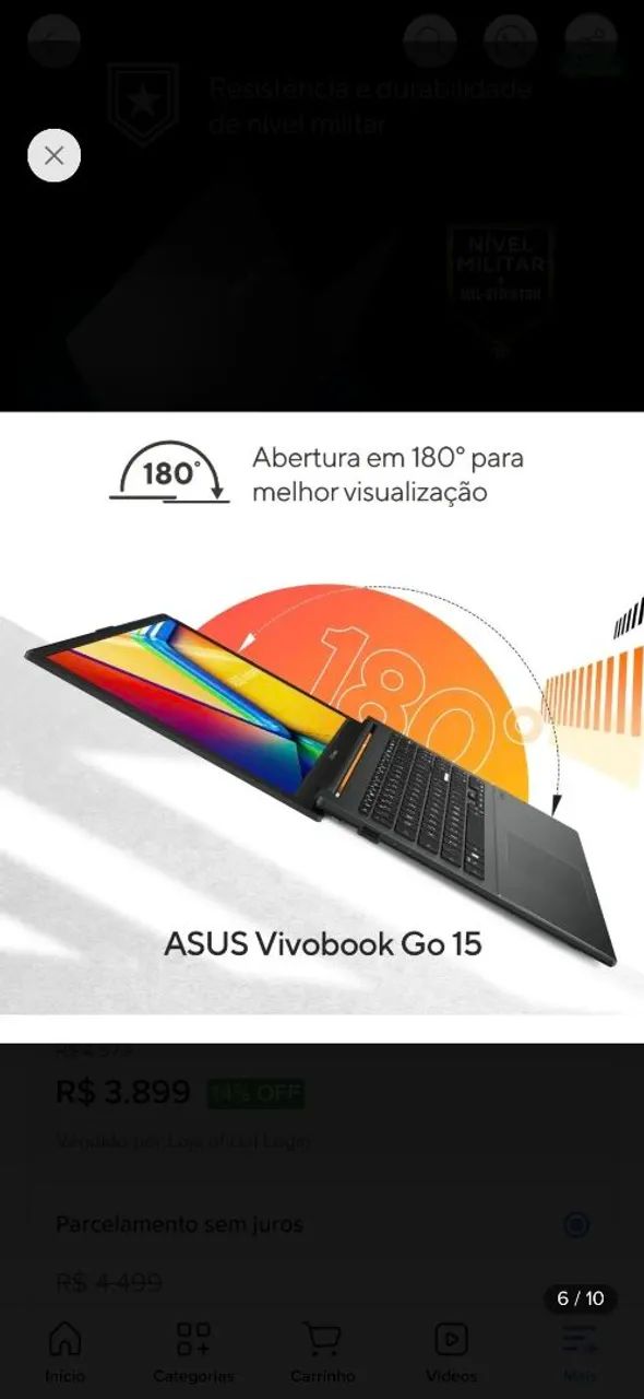 Notebook Asus Vivobook GO 15 - Foto 5