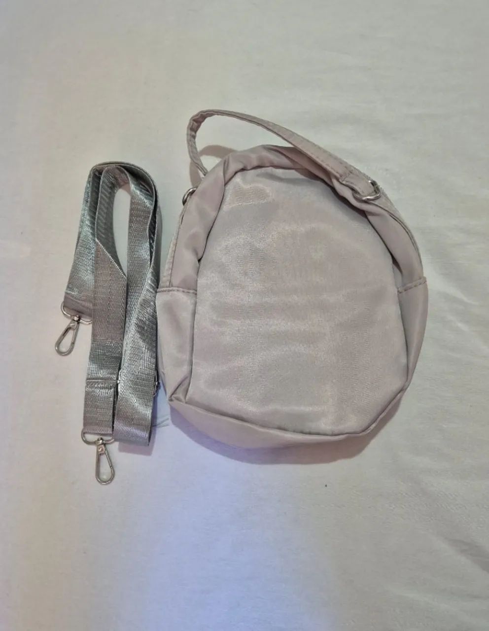 Bolsa pequena transversal cinza nova - Foto 4