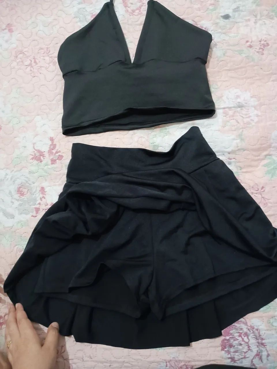 Conjunto short saia e cropped  - Foto 3