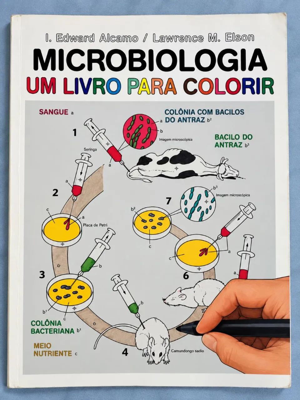 Microbiologia - Um Livro para Colorir - Editora Roca