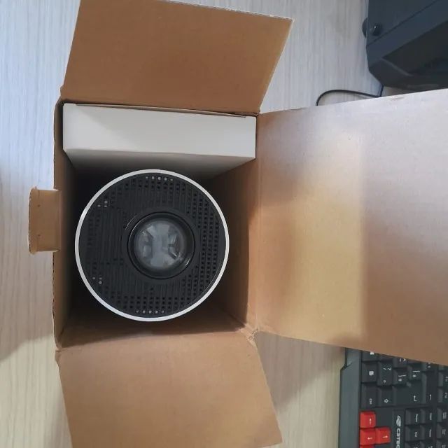 Projetor NOVO NA CAIXA Hy300 Android 4k Portátil Wi-fi Bluetooth Hdmi Usb Cinema Em Casa - Foto 4