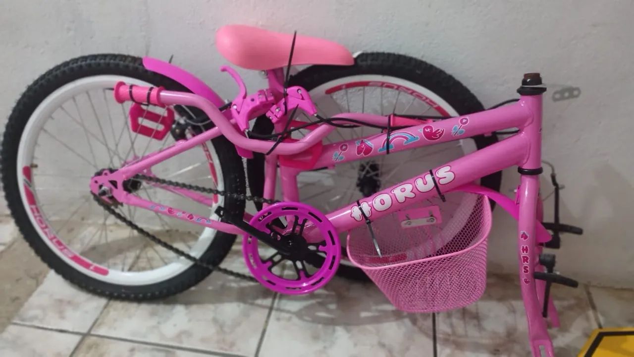 Vende-se bicicleta rosa infantil  - Foto 2