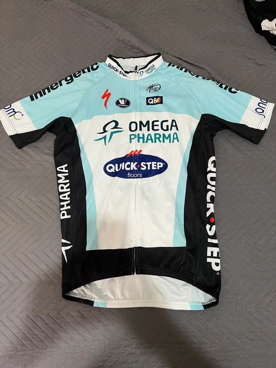 Conjunto ciclismo camisa e bretelle