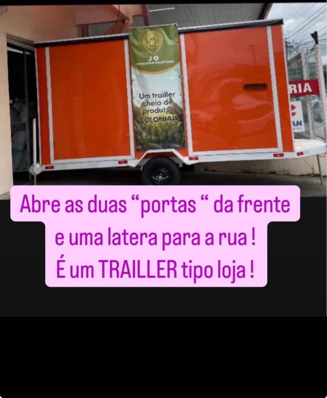 Trailer multiuso a venda PROJETADO 